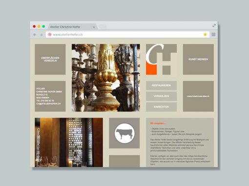 Atelier Hofer – Website